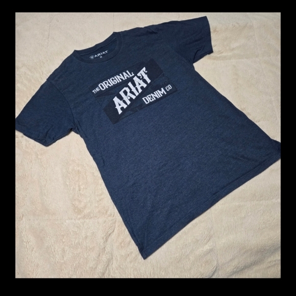 Ariat Original Ariat Denim Co short sleeve tshirt, M - Picture 1 of 5